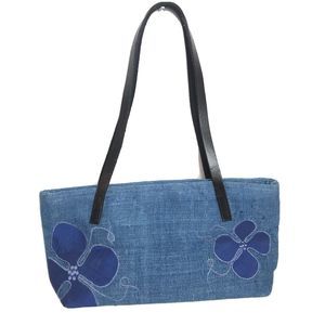 Happa Collections Burlap Floral Purse